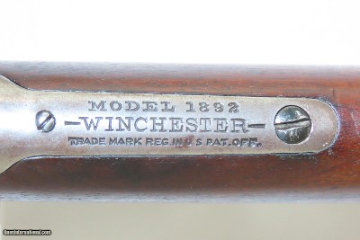Iconic WINCHESTER Model 1892 Lever Action REPEATING RIFLE in .25-20 WCF C&R TURN of the CENTURY Lever Action Rifle Made in 1912 - Image 12 of 21