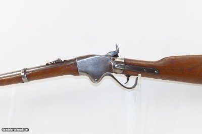Antique U.S. SPENCER REPEATING RIFLE Co M1865 .56 Repeater CARBINE FRONTIER 1 of 24,000 Post-Civil War Carbines Produced - Image 16 of 19