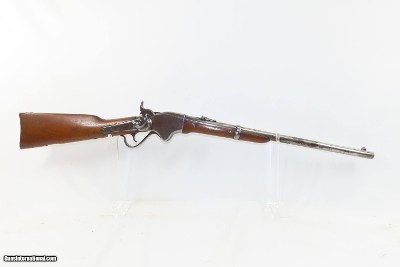 Antique U.S. SPENCER REPEATING RIFLE Co M1865 .56 Repeater CARBINE FRONTIER 1 of 24,000 Post-Civil War Carbines Produced - Image 2 of 19