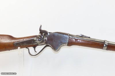 Antique U.S. SPENCER REPEATING RIFLE Co M1865 .56 Repeater CARBINE FRONTIER 1 of 24,000 Post-Civil War Carbines Produced - Image 4 of 19