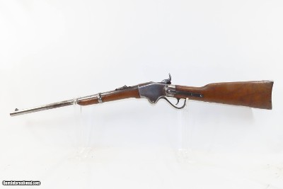Antique U.S. SPENCER REPEATING RIFLE Co M1865 .56 Repeater CARBINE FRONTIER 1 of 24,000 Post-Civil War Carbines Produced - Image 14 of 19