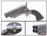 1860s Antique Christian SHARPS PEPPERBOX Pistol .22 Rimfire Philadelphia PA With Unique Revolving Firing Pin Design! - 1 of 18