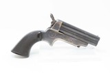 1860s Antique Christian SHARPS PEPPERBOX Pistol .22 Rimfire Philadelphia PA With Unique Revolving Firing Pin Design! - 15 of 18