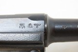 “1940” Date World War II German Mauser “42” Code 9mm LUGER PISTOL WWII
ICONIC World War II German Semi-Automatic Sidearm - 19 of 24