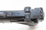 “1940” Date World War II German Mauser “42” Code 9mm LUGER PISTOL WWII
ICONIC World War II German Semi-Automatic Sidearm - 10 of 24