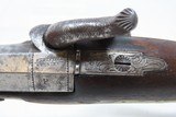 1850s Antique HENRY DERINGER .41 CALIBER Percussion Pistol ENGRAVED Lincoln Very Historically Charged Little Hideout Gun! - 9 of 17