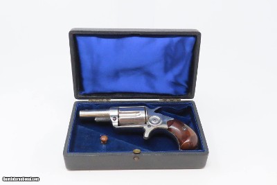 CASED London England Proofed Antique COLT NEW LINE .38 Centerfire RevolverConceal & Carry SELF DEFENSE SA Revolver - Image 3 of 21