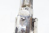 Rare 1890 GOVT CAVALRY OVERRUN COLT SINGLE ACTION ARMY Revolver SAA Antique Rinaldo A. Carr Inspected Nickel Finish 7 1/2” .45 - 16 of 21