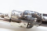 Rare 1890 GOVT CAVALRY OVERRUN COLT SINGLE ACTION ARMY Revolver SAA Antique Rinaldo A. Carr Inspected Nickel Finish 7 1/2” .45 - 14 of 21