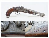 Antique WATERS U.S. MODEL 1836 DRAGOON .54 SOUTHERN CONVERSION Pistol
Pre-MEXICAN-AMERICAN WAR Perc. Pistol Dated 1837