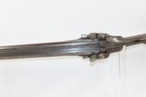 Antique BELGIAN 16 Ga. Double Barrel Side by Side FLINTLOCK Shotgun 1800s SxS Belgian HOMESTEAD Hunting/Fowling Piece - 10 of 17