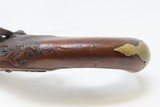 18th Century Flintlock Pistol Martial Carved Engraved .56 Caliber 9” Barrel
1700s HOLSTER Pistol - 9 of 17