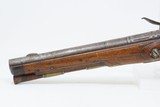 18th Century Flintlock Pistol Martial Carved Engraved .56 Caliber 9” Barrel
1700s HOLSTER Pistol