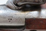 1855 Dated Antique I.N. JOHNSON U.S. M1842 DRAGOON Pistol BLEEDING KANSAS
1855/51 Dated MARTIALLY MARKED Horse Pistol - 11 of 20