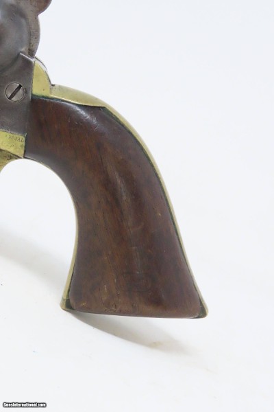 Antique OLD WEST Frontier COLT 1851 NAVY .36 U.S. Grip Cartouche w/HOLSTER1870 Manufactured WILD WEST Single Action Revolver - Image 6 of 24