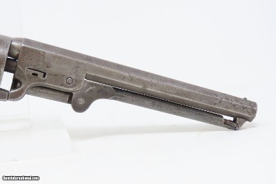 Antique OLD WEST Frontier COLT 1851 NAVY .36 U.S. Grip Cartouche w/HOLSTER1870 Manufactured WILD WEST Single Action Revolver - Image 24 of 24