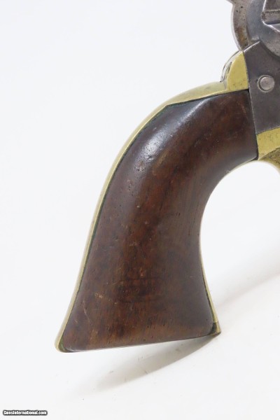 Antique OLD WEST Frontier COLT 1851 NAVY .36 U.S. Grip Cartouche w/HOLSTER1870 Manufactured WILD WEST Single Action Revolver - Image 22 of 24