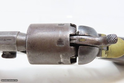 Antique OLD WEST Frontier COLT 1851 NAVY .36 U.S. Grip Cartouche w/HOLSTER1870 Manufactured WILD WEST Single Action Revolver - Image 12 of 24