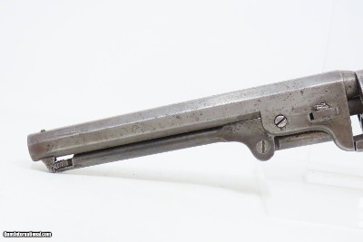 Antique OLD WEST Frontier COLT 1851 NAVY .36 U.S. Grip Cartouche w/HOLSTER1870 Manufactured WILD WEST Single Action Revolver - Image 8 of 24