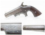Antique BROWN MANUFACTURING Co. .41 Caliber “SOUTHERNER” SS Deringer Pistol Desirable .41 Caliber Deringer - 1 of 17