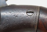 Engraved CIVIL WAR Antique BACON Removable Trigger Guard POCKET Revolver
.32 Caliber Rimfire Revolver by THOMAS BACON - 6 of 17