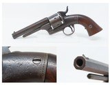 Engraved CIVIL WAR Antique BACON Removable Trigger Guard POCKET Revolver
.32 Caliber Rimfire Revolver by THOMAS BACON