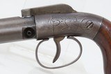 Rare ANTEBELLUM Antique MANHATTAN 3-Barrel Percussion PEPPERBOX Revolver 1 of 2,500 CIVIL WAR Era Production Revolvers - 4 of 18
