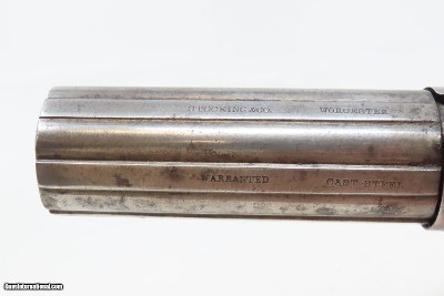 ANTEBELLUM Antique STOCKING & Co. .31 Percussion PEPPERBOX Point & ShootENGRAVED Pre-CIVIL WAR Era 6-Shot BELLY GUN - Image 11 of 18