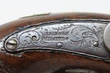 ENGRAVED Antique HENRY DERINGER .50 Percussion Pistol RIVERBOAT GAMBLERS
CALIFORNIA GOLD RUSH Era Pistol w/SILVER INLAYS - 6 of 17