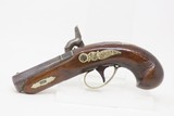ENGRAVED Antique HENRY DERINGER .50 Percussion Pistol RIVERBOAT GAMBLERS
CALIFORNIA GOLD RUSH Era Pistol w/SILVER INLAYS - 14 of 17
