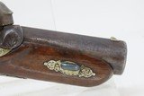 ENGRAVED Antique HENRY DERINGER .50 Percussion Pistol RIVERBOAT GAMBLERS
CALIFORNIA GOLD RUSH Era Pistol w/SILVER INLAYS - 5 of 17