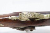 ENGRAVED Antique HENRY DERINGER .50 Percussion Pistol RIVERBOAT GAMBLERS
CALIFORNIA GOLD RUSH Era Pistol w/SILVER INLAYS - 12 of 17