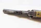 c1863 mfr. Antique COLT 1862 POCKET NAVY .36 Percussion Revolver CIVIL WAR
FIVE-SHOT Revolver in “NAVY” Caliber - 17 of 21