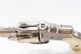 Antique SMITH & WESSON 2nd Model .38 S&W Safety Hammerless “LEMON SQUEEZER” 5-Shot Top Break with PEARL GRIPS & NICKEL FINISH - 7 of 17
