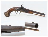 1741 Dated Antique OFFICER’S PISTOL with FRENCH & LATIN INSCRIPTIONS on Barrel “I. FRENER A DRESDE”