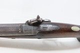 Antique GRIFFITHS Belt Pistol ENGRAVED LONDON English .62 Caliber British BIG BORE Pistol Made Circa Mid-1800s - 9 of 17