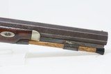 Antique GRIFFITHS Belt Pistol ENGRAVED LONDON English .62 Caliber British BIG BORE Pistol Made Circa Mid-1800s - 5 of 17