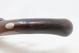 Antique GRIFFITHS Belt Pistol ENGRAVED LONDON English .62 Caliber British BIG BORE Pistol Made Circa Mid-1800s - 8 of 17