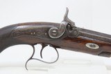 Antique GRIFFITHS Belt Pistol ENGRAVED LONDON English .62 Caliber British BIG BORE Pistol Made Circa Mid-1800s - 4 of 17