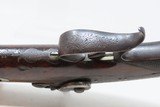 Antique GRIFFITHS Belt Pistol ENGRAVED LONDON English .62 Caliber British BIG BORE Pistol Made Circa Mid-1800s - 12 of 17