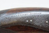 Antique GRIFFITHS Belt Pistol ENGRAVED LONDON English .62 Caliber British BIG BORE Pistol Made Circa Mid-1800s - 6 of 17