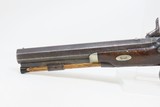 Antique GRIFFITHS Belt Pistol ENGRAVED LONDON English .62 Caliber British BIG BORE Pistol Made Circa Mid-1800s - 17 of 17