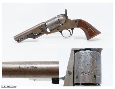 RARE Antique “DICTATOR” Revolver by HOPKINS & ALLEN .38 RIMFIRE
With GREAT CYLINDER SCENES: Eagle, Bear, Brave, Dog, Panoply