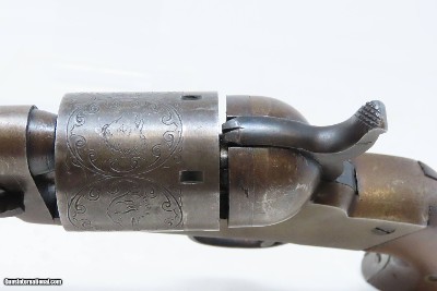RARE Antique “DICTATOR” Revolver by HOPKINS & ALLEN .38 RIMFIREWith GREAT CYLINDER SCENES: Eagle, Bear, Brave, Dog, Panoply - Image 7 of 21