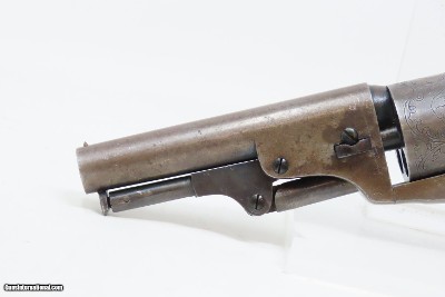 RARE Antique “DICTATOR” Revolver by HOPKINS & ALLEN .38 RIMFIREWith GREAT CYLINDER SCENES: Eagle, Bear, Brave, Dog, Panoply - Image 5 of 21