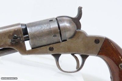 RARE Antique “DICTATOR” Revolver by HOPKINS & ALLEN .38 RIMFIREWith GREAT CYLINDER SCENES: Eagle, Bear, Brave, Dog, Panoply - Image 4 of 21