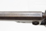 c1863 mfr. COLT Antique Model 1849 POCKET Revolver .31 CIVIL WAR
FRONTIER With Stagecoach Holdup Robbery Cylinder Scene! - 12 of 22