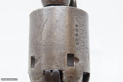 EARLY 1852 mfr Antique COLT Model 1849 POCKET Revolver ANTEBELLUM CIVIL WAR With Stagecoach Robbery Cylinder Scene! - Image 17 of 21