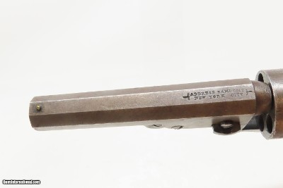 EARLY 1852 mfr Antique COLT Model 1849 POCKET Revolver ANTEBELLUM CIVIL WAR With Stagecoach Robbery Cylinder Scene! - Image 10 of 21
