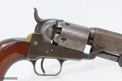 EARLY 1852 mfr Antique COLT Model 1849 POCKET Revolver ANTEBELLUM CIVIL WAR With Stagecoach Robbery Cylinder Scene! - Image 20 of 21
